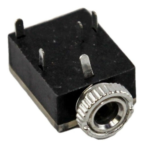 High Tec Electronica Conector Jack Mini Plug 3.5 Mm Hembra Stereo Chasis X 6 1