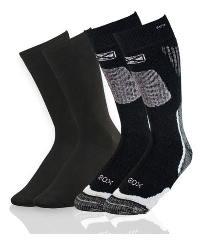 Sox Thermal Socks for Ski Trekking Winter Cold Pack 0