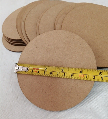 Dulceluna Lot of 20 MDF Discs 12 Cm 1