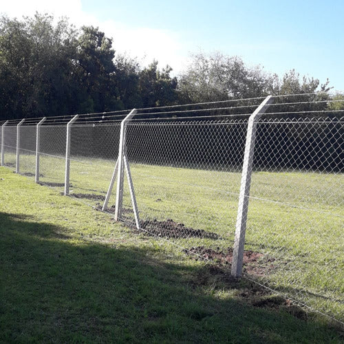 Mundo Alambre Intermediate Concrete Post for Fencing 1.50 Meters (Plus 2 Spikes) 5