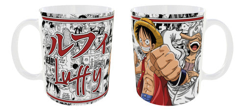 Abstracto Taza Anime - Luffy - One Piece 0