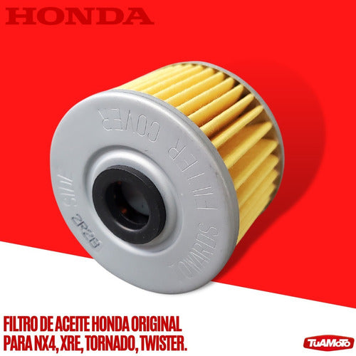 Honda Oil Filter for XR 250 Tornado, CB/CBX 250 Twister, NX4 Falcon 2