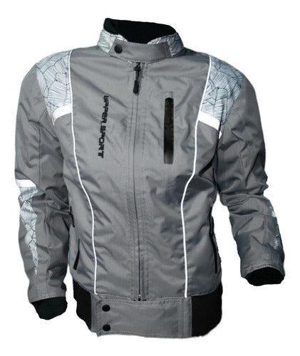 Upper Women's Motorcycle Jacket with Protectors and Insulation - Motoscba 1