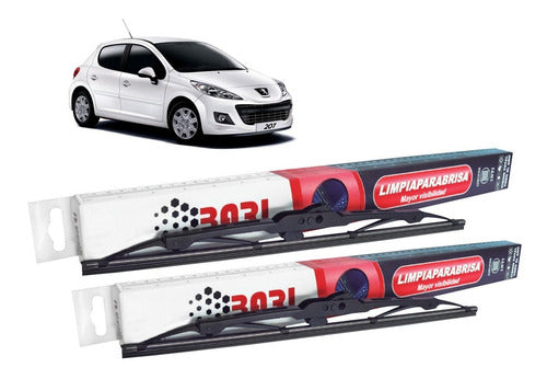 SSP Bari Windshield Wiper Blade Kit X2 for Peugeot 207 99/... 0