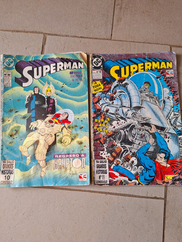 Antiguas Revistas Comic Superman, N 45 Y 46 Editorial Perfil 0