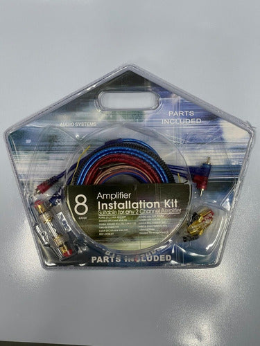 Kit De Cables 8 Gauge Portafusible Rca Potencia Woofer 1