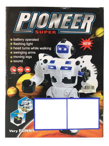 Robot Pioneer Con Luz Sonido Movimiento New 99111 Bigshop 4