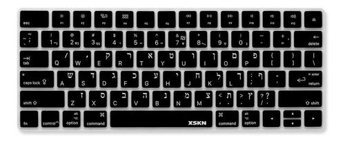 Xskn  hebreo Ultra Thin Silicona Teclado Piel Cubierta P 0