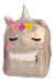 Universo Hobby Unicorn Plush Backpack PVC Kids School 3D 4