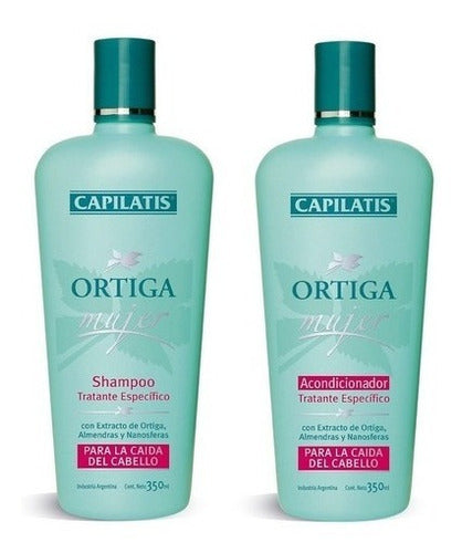 Kit Capilatis Ortiga Mujer Shampoo + Acondicionador 0