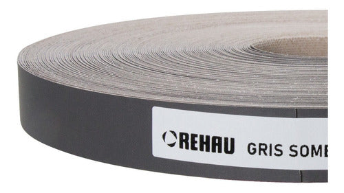 Rehau Tapacanto Gris Sombra 22 Mm X 10 M C/ Cola Egger 1