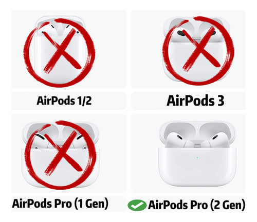 Nike Tika Funda Estuche Para AirPods Pro 1 / Pro 2 Con Correa 7