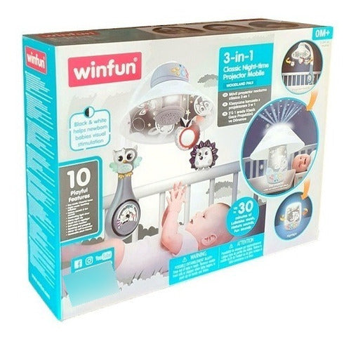 Winfun Mobile D Baby Rotating Musical Crib Light Projector 0