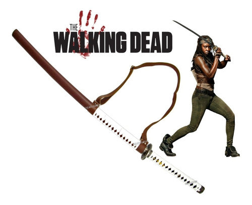 Espada Michonne The Walking Dead 103cm Pré Afiada, Tam.real 2