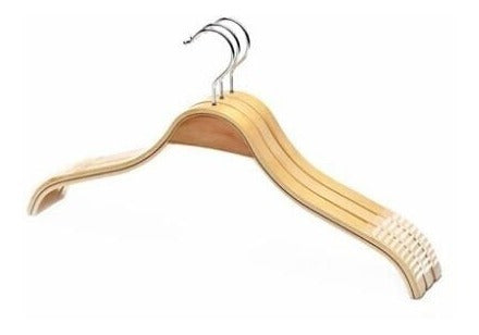 Mundo M Non-Slip Wooden Hangers for Kids Quality A+. 100 Units 1