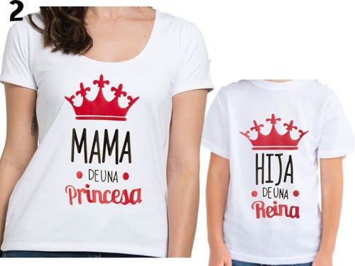 Personalized Mother and Son/Daughter T-Shirt Set for Mother's Day and Birthday 1