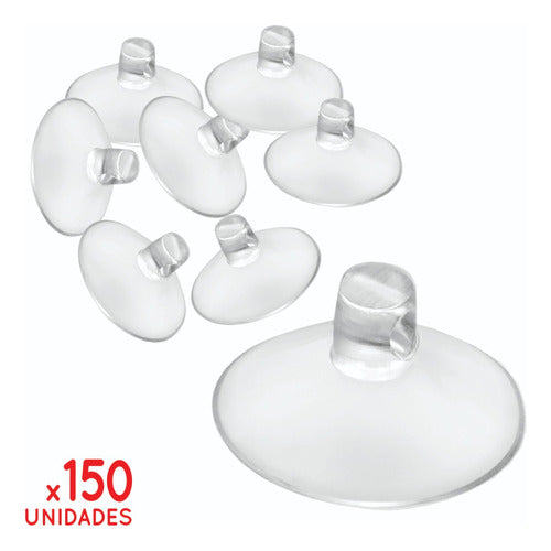 150 Suction Cup N°25 Transparent Vacuum Chupete 1