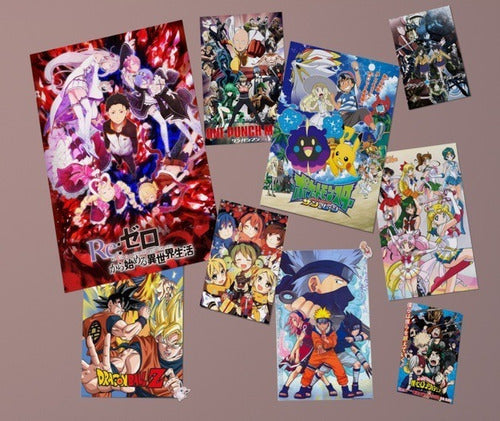 FSY 50 Assorted Anime Posters A3 (30x42 Cm.) - 80 Gr. Paper 0