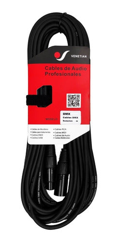 Venetian DMX Cable 3 Meters 120 Ohm Lighting Canon XLR 0