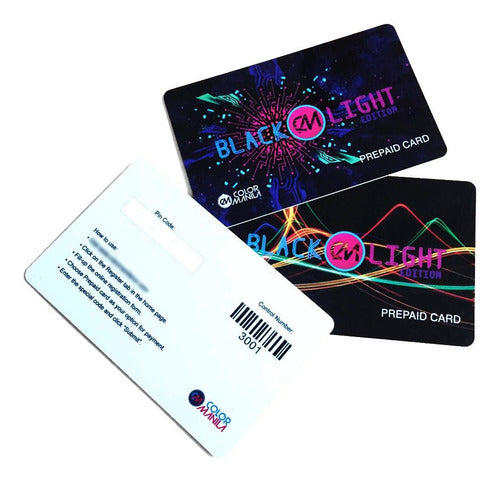 Ossen PVC Plastic Printed Gift Card F/d With Variable Data 2