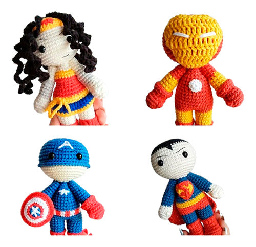 10 Super Heroes Amigurumis Crochet Patterns X 10 0