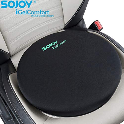 Sojoy Igelcomfort Deluxe Cojín De Asiento Giratorio De Gel P 4