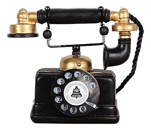 Honeycare Retro Large Rotary Dial Decorative Phone 19x16x10cm 0