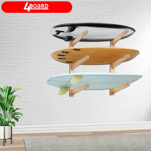 Rack Porta Tablas De Surf, Skate, Wake, Snowboard P/ 2tablas 7