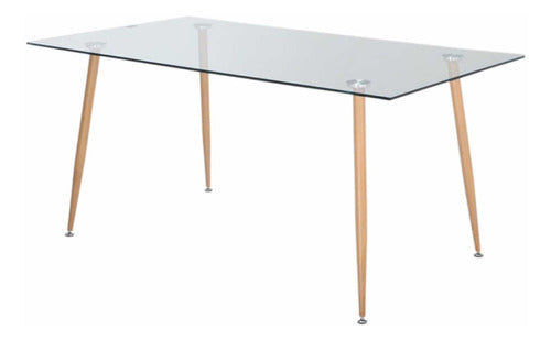 Tribeca Minimalist Dining Table 120x70cm Model Iriarte 0