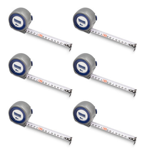 Bremen 8 Meter Retractable Measuring Tape Combo Pack of 6 0