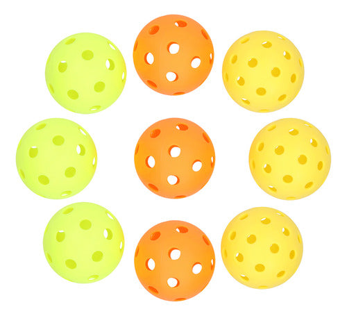 Bolas De Picles De Cores Brilhantes 40/26 Buracos Pickleball 0