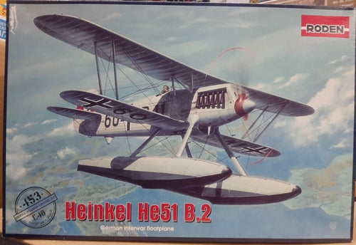 Maqueta Roden 453 Heinkel He 51 B.2 Escala 1/48 0