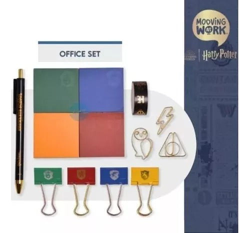 Harry Potter Set with Notes Pen Tape Clips Mooving 1