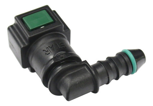 Aequipe Conector Tubo Combust. 8 X 6 X 8 Curvo 1