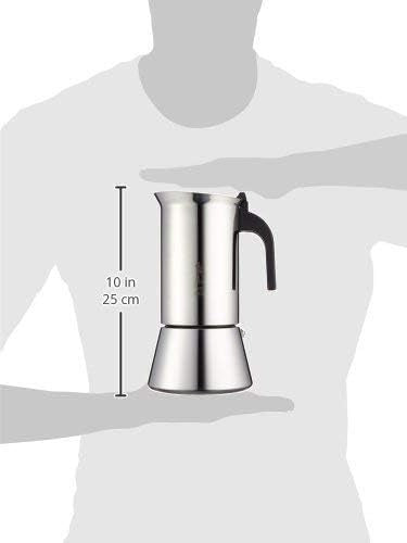 Bialetti Elegance Venus 10-Cup Espresso Maker, Stainless Steel 4