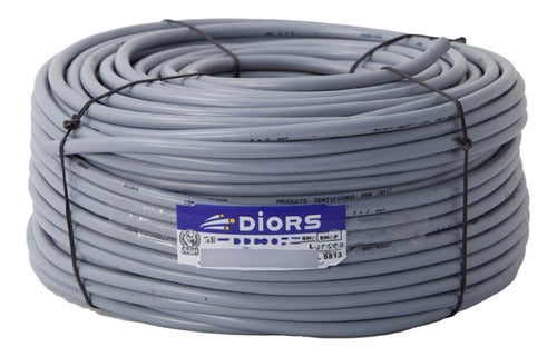 Contacto Electricidad Rollo X 10mts Cable Superplástico Gris 3x6mm 0