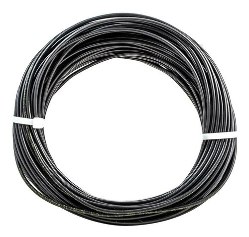Flexible PVC 1mm Black Single-Core Cable 25m Roll 0