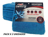 Laffite Pack X2 Paño Multiuso Secado Microfibra Auto Hogar 40x80cm 0