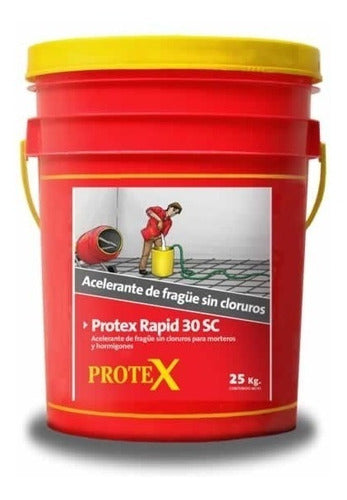 Protex Acelerante De Frague Sin Cloruros Rapid 30 Sc X 25 Kg 0