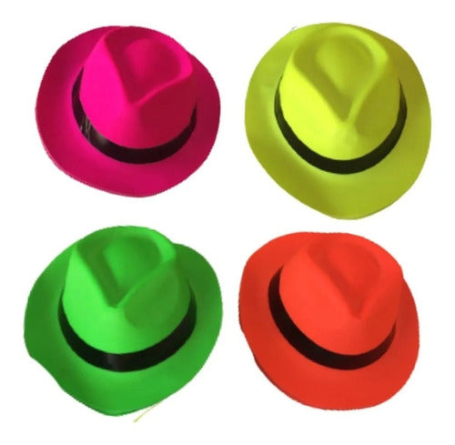 Tienda de Fiesta 10 Fluorescent Cowboy Hats Tanguero Funyi 0