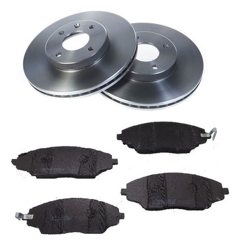 Front Brake Discs and Pads Kit for Chevrolet Sonic 0