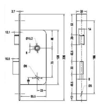 Acytra 174 Security Lock Similar to Prive 200 Kallay 4003 1