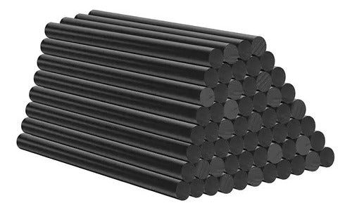 HID Hot Melt Thick Black Silicone Bar X1kg Sacabollos 0