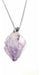 Claudiartesana Amethyst Raw Crystal with Surgical Steel Chain 4