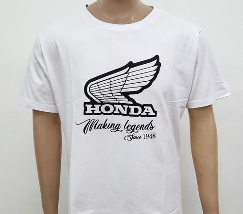 Honda Vintage Official White T-Shirt Osw22 Rhvinta 1