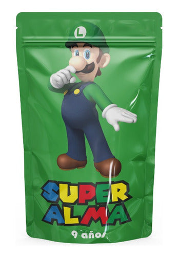 Personalized Mario Bros Candy Bags Souvenir X10 1