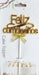 Happy Birthday Metallic Cake Topper Decoration X20 units 2