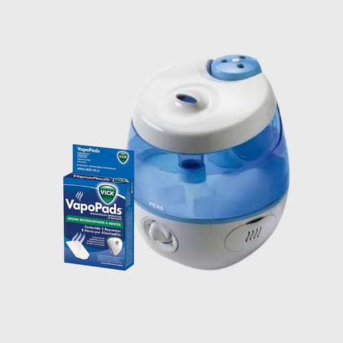 Vick Combo Humidifier Projector 3.8L + Vapopads 5 Units 0