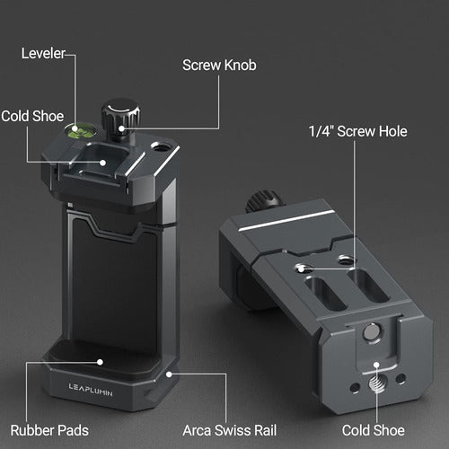 Soporte De Teléfono De Aluminio Leaplumin Para Trípode, Sopo 1