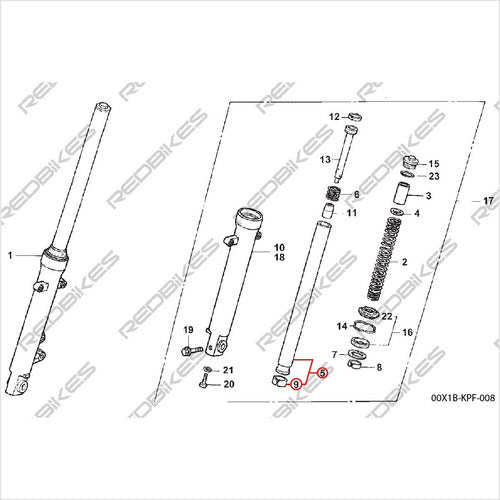 Honda Barral Suspension Honda Twister CBX 250 Original Brasil B2 2